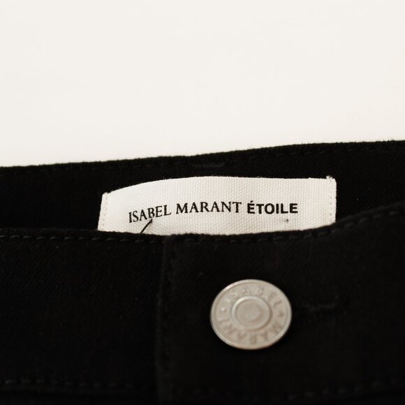 Isabel Marant Étoile ‘Haven’ Pants | Whipstitch Stripe & Raw Hem Street Luxe - Picture 7 of 10